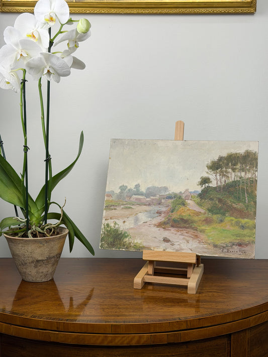 ‘Hillside Forest’ Oil on Board Painting by Edmond Quinton