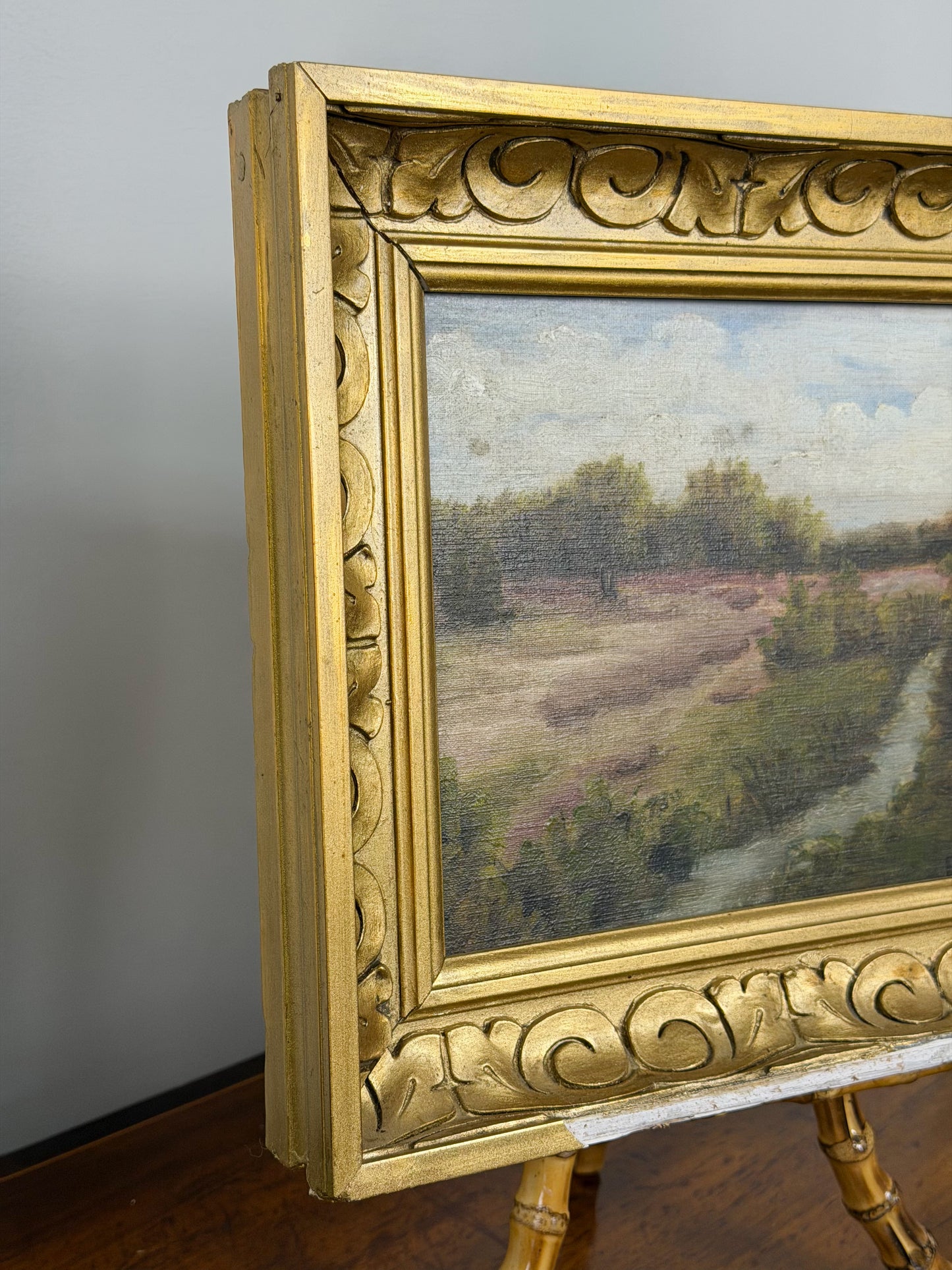 Framed Oil on Canvas Marshscape