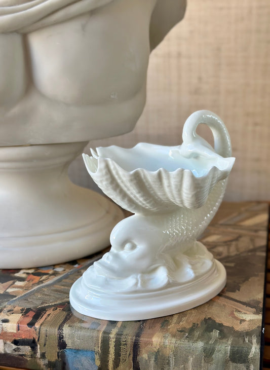 Royal Worcester Koi Dolphin Pedestal Dish