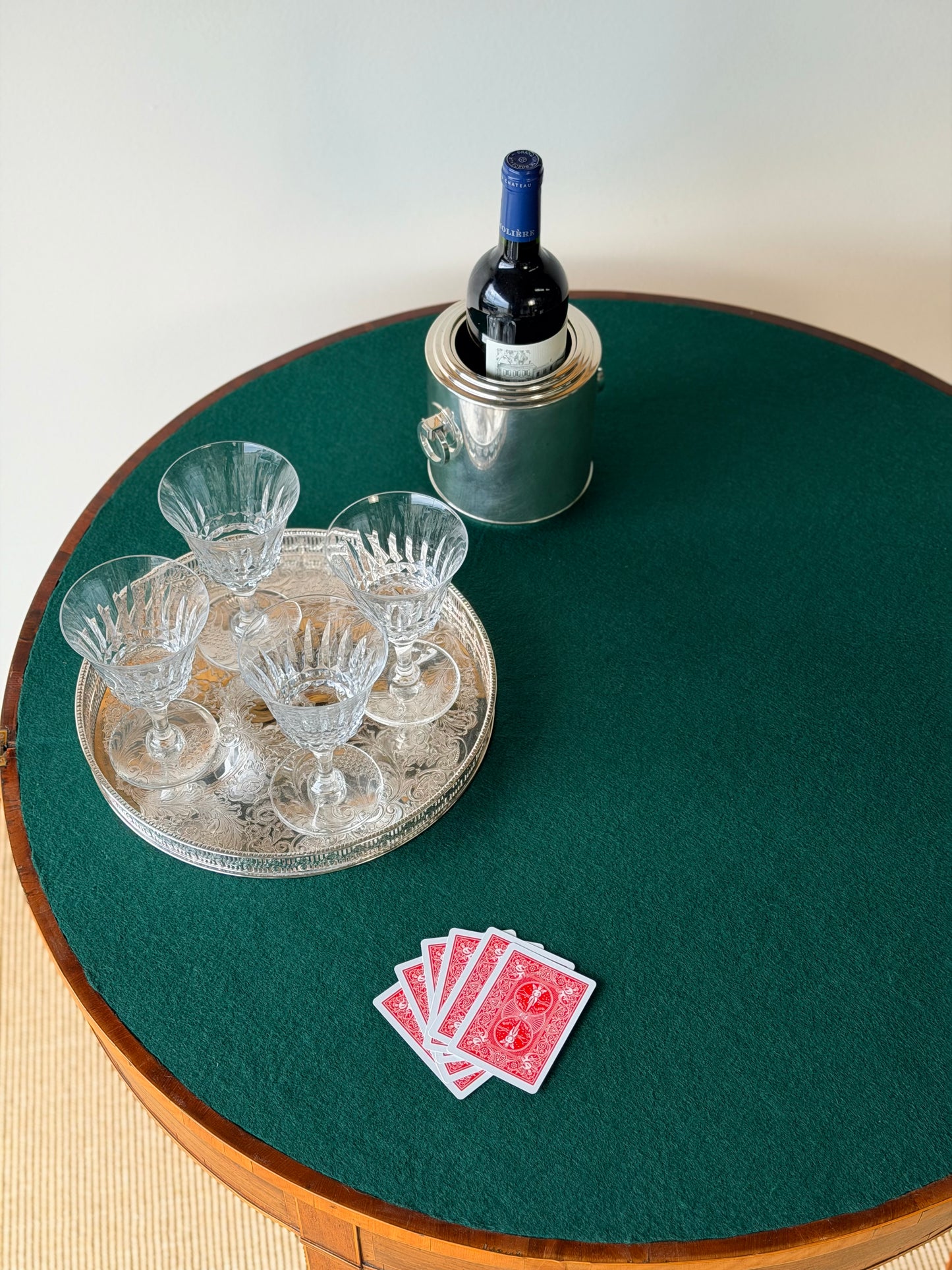 Georgian Demilune Card Table