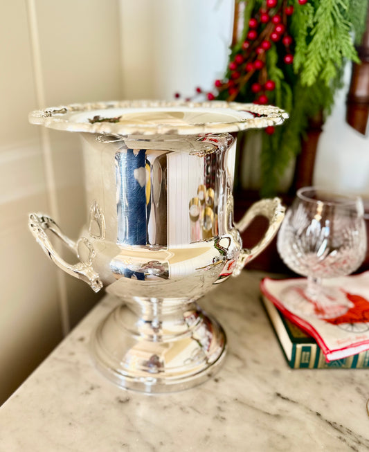 Silverplate Trophy Champagne Bucket