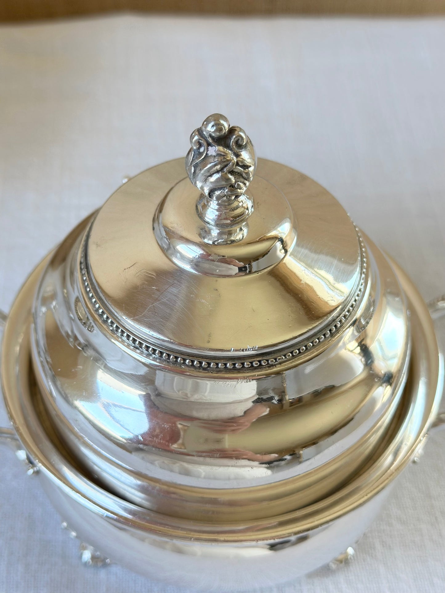 Antique Silverplate Butter Dish