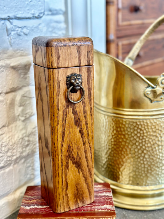 Lion’s Head Fireplace Match Holder