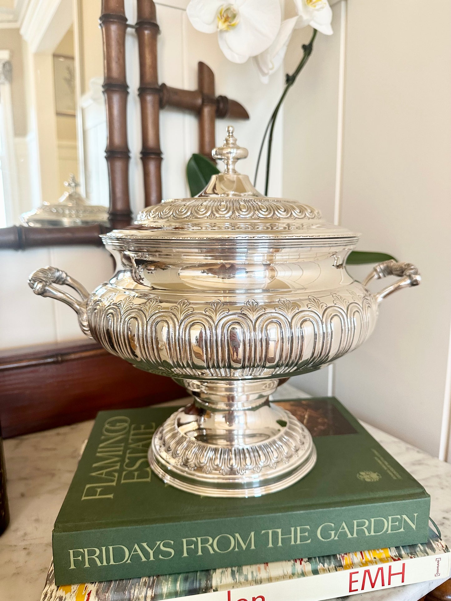 Silverplate Tureen with Lid
