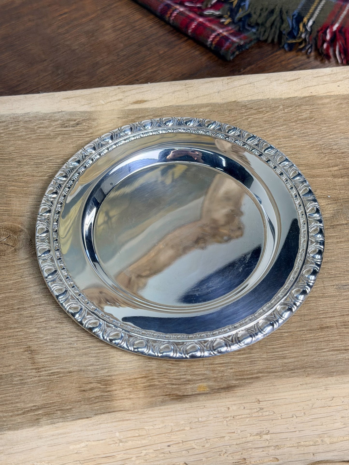 Vintage Silverplate Wine Coaster