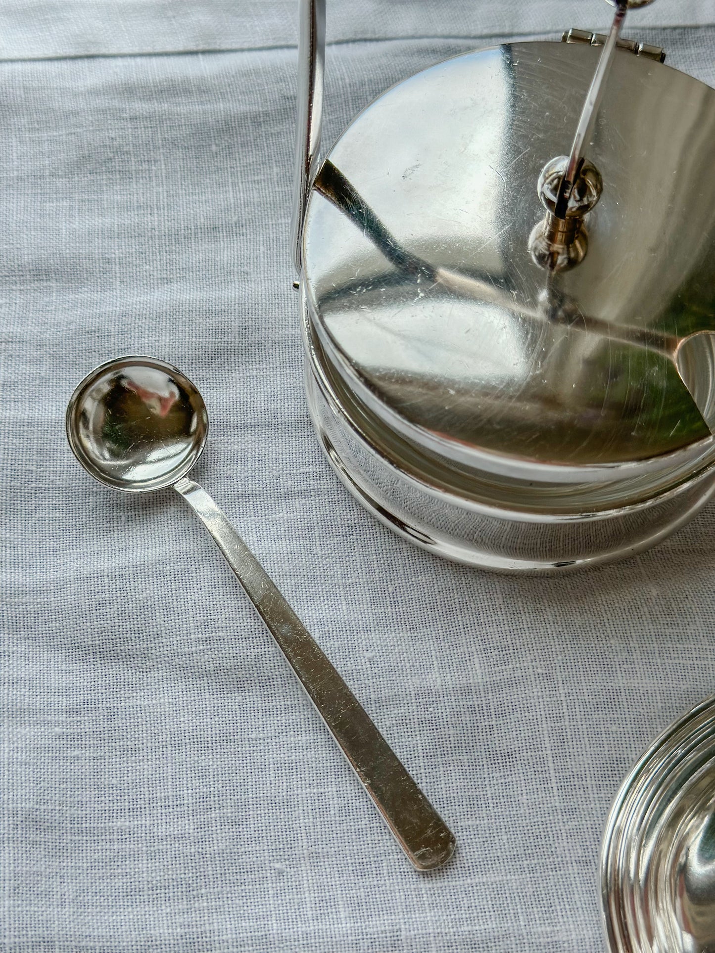 Vintage Hotel Silver Jam Spoon by Endemann