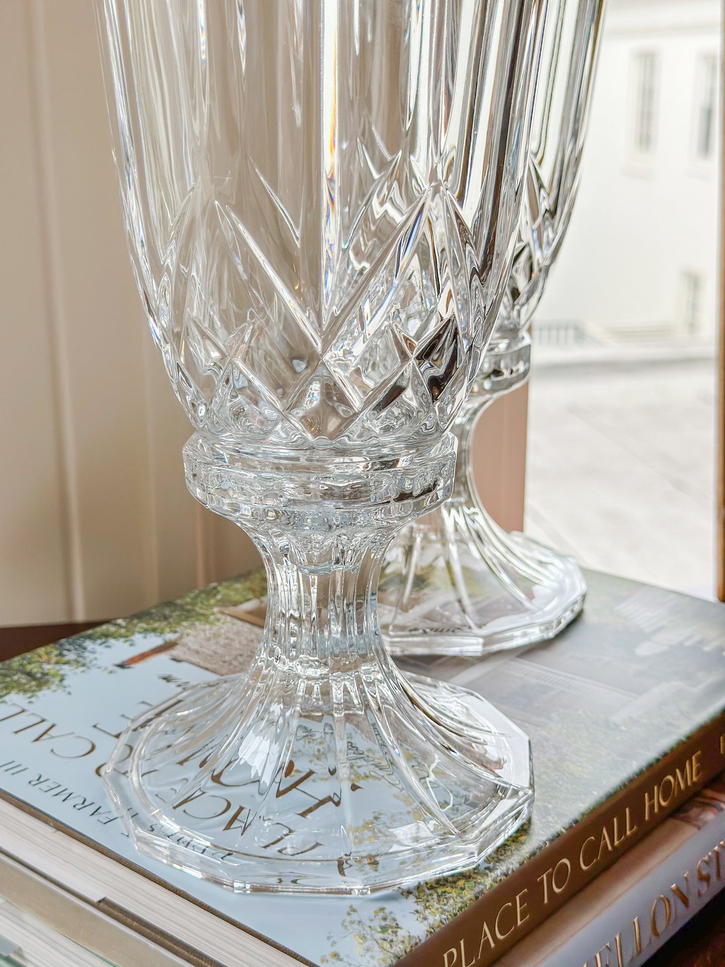 Crystal Candle Hurricane Set (Set of 2)