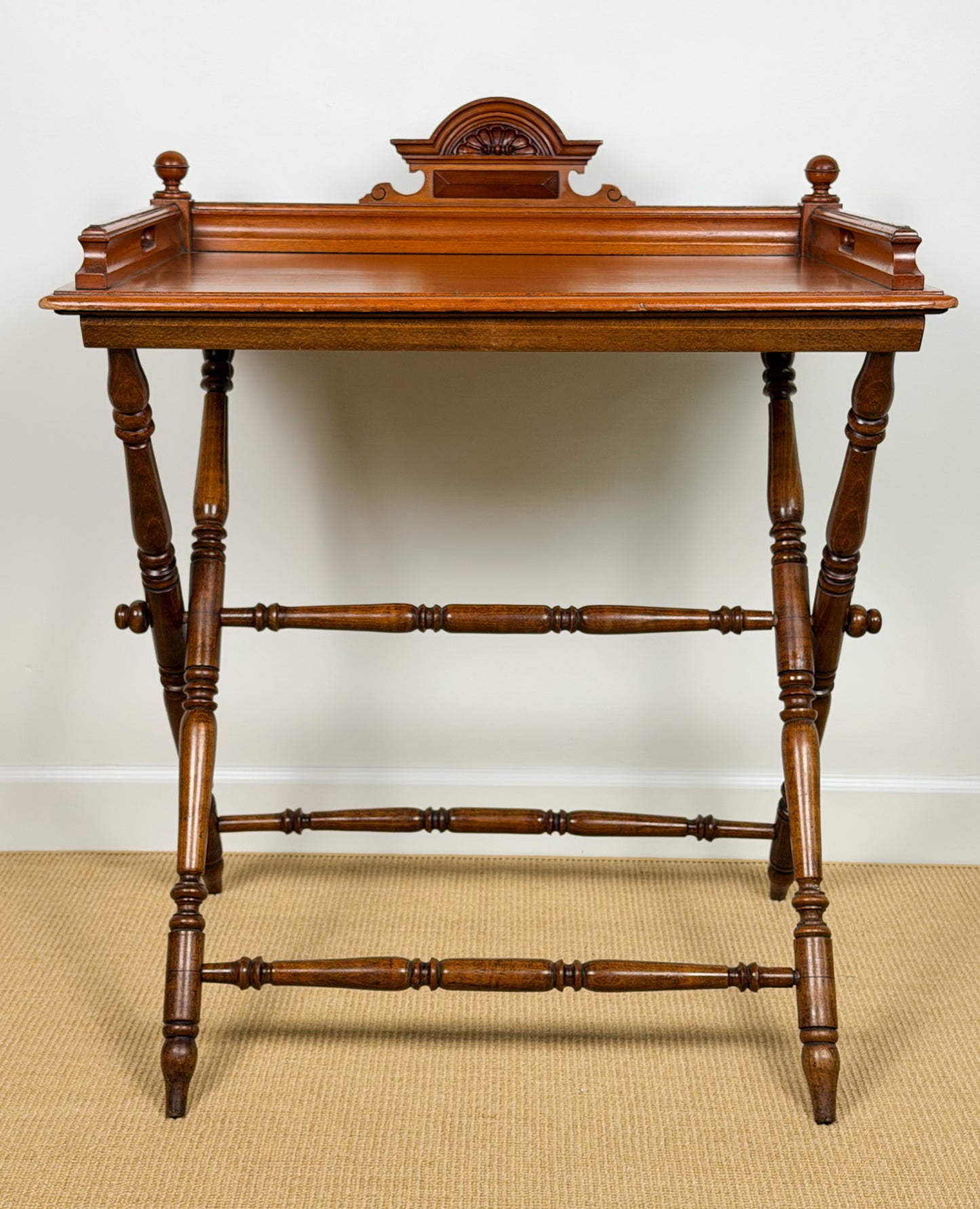 Antique English Oak Butler’s Tray Table