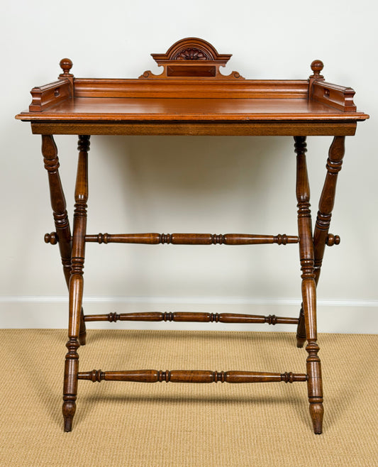 Antique English Oak Butler’s Tray Table