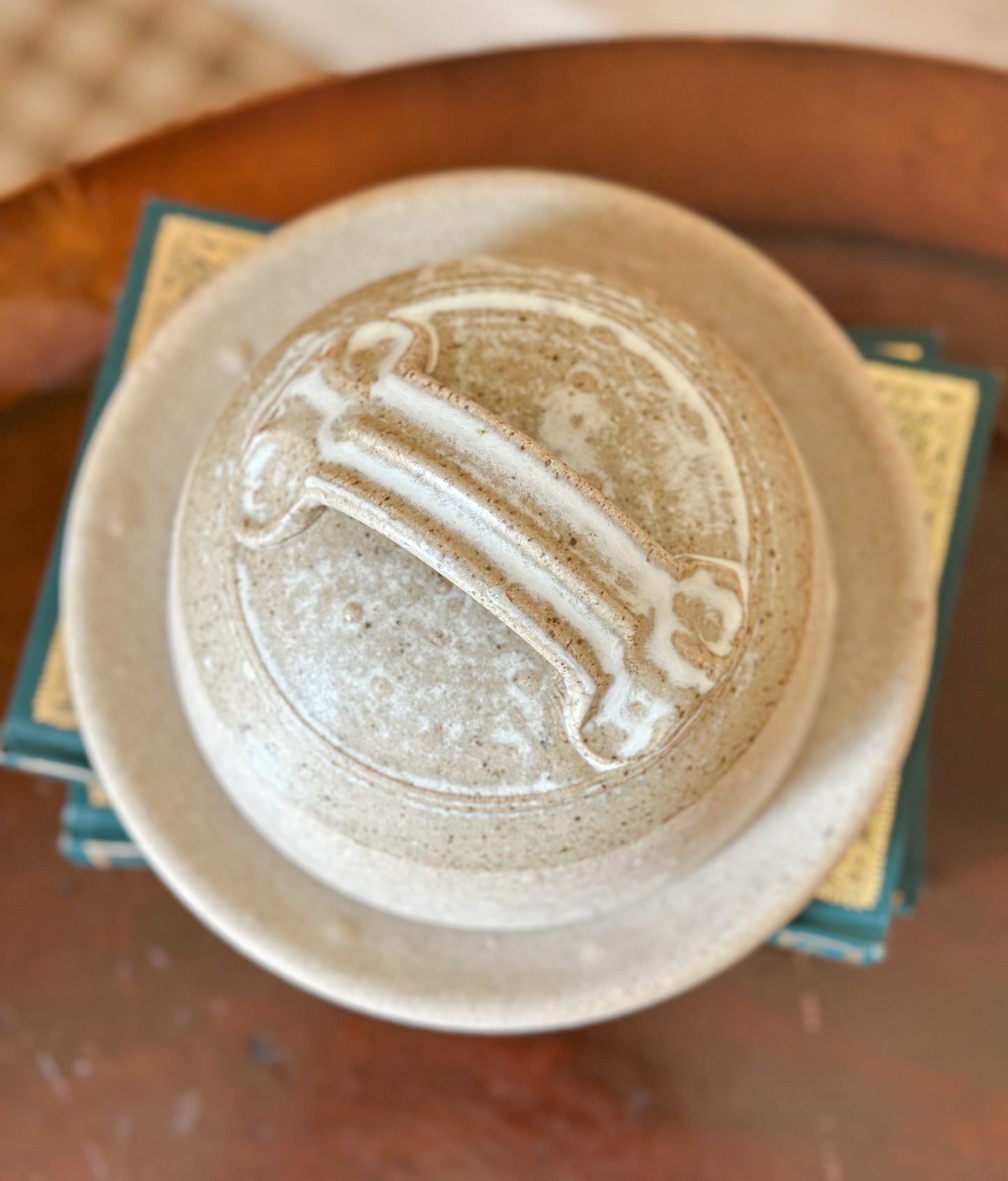 English Earthenware Butter Keeper