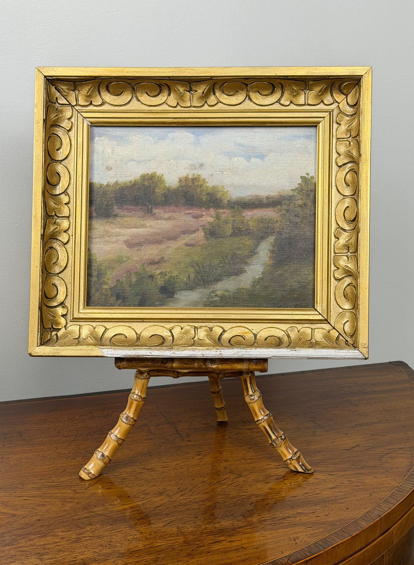 Framed Oil on Canvas Marshscape
