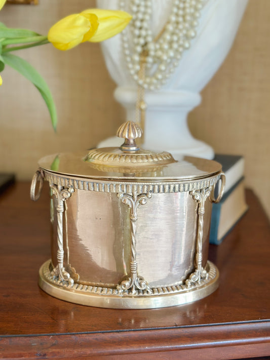 Brass Biscuit Tin