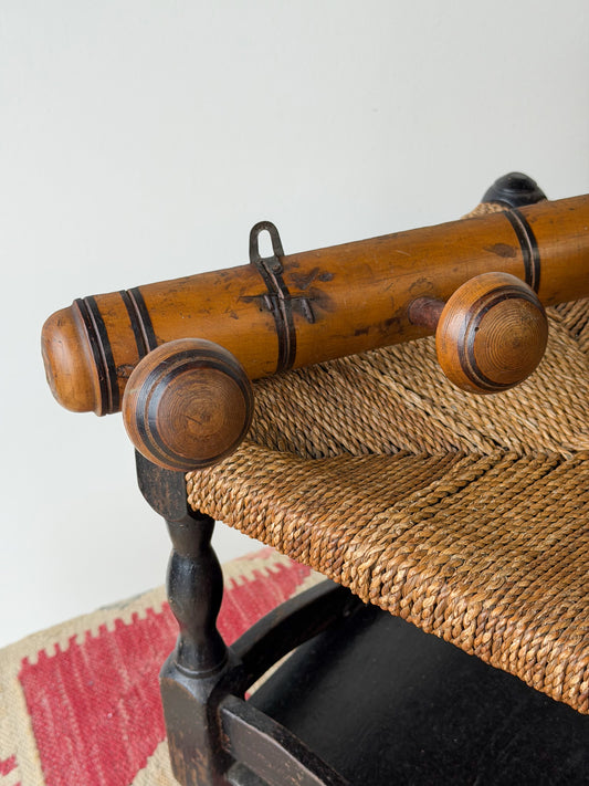 French Faux Bamboo Coat Rack