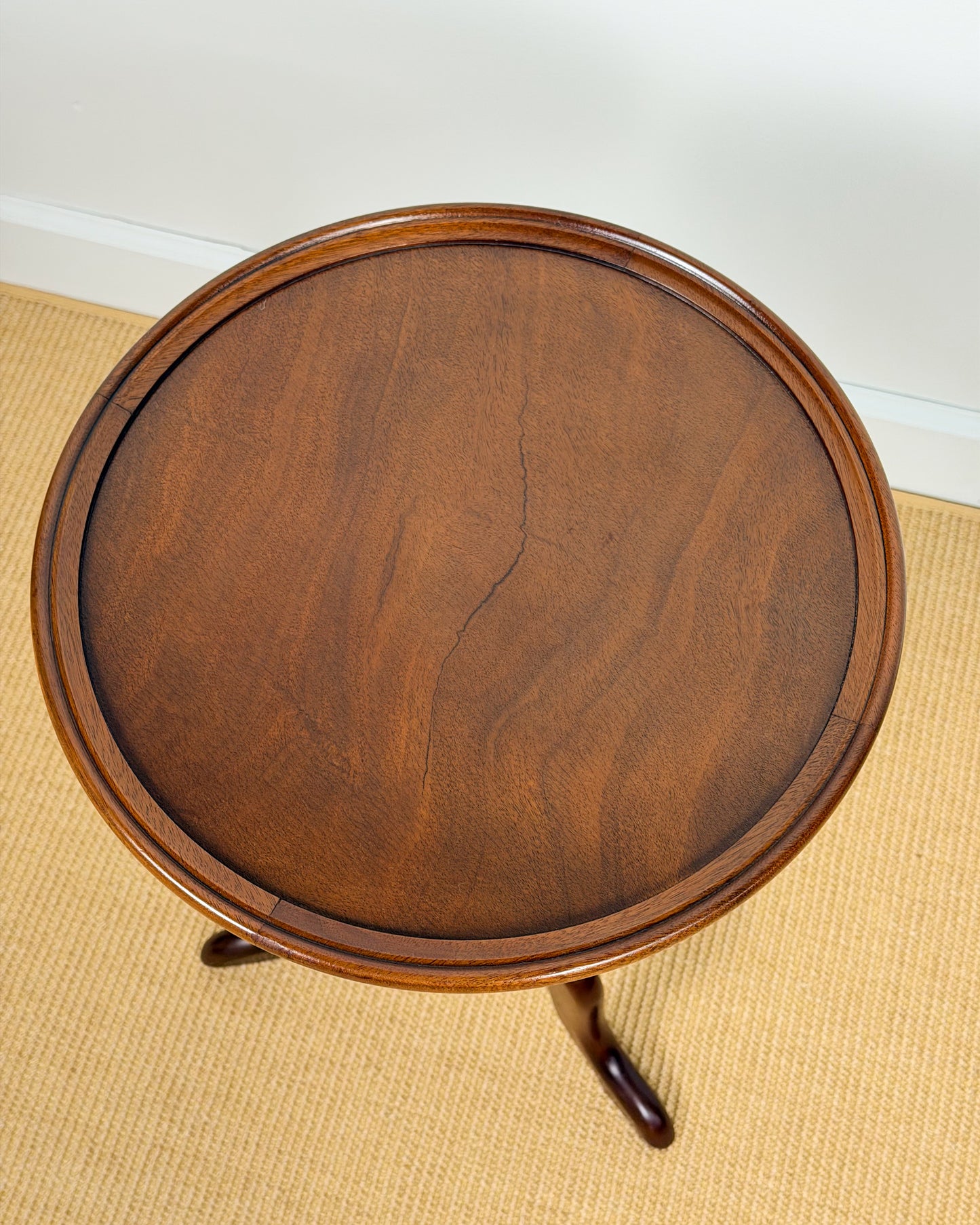 Antique English Mahogany Pedestal Table