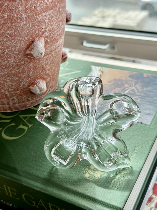 Crystal Lily Stem Vase