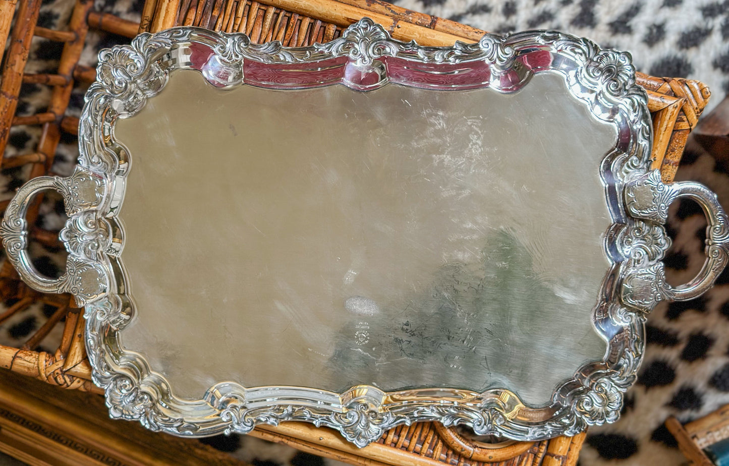 Vintage Silverplate Serving Tray