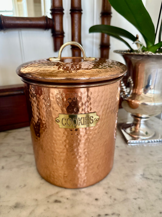 Copper Cookie Tin