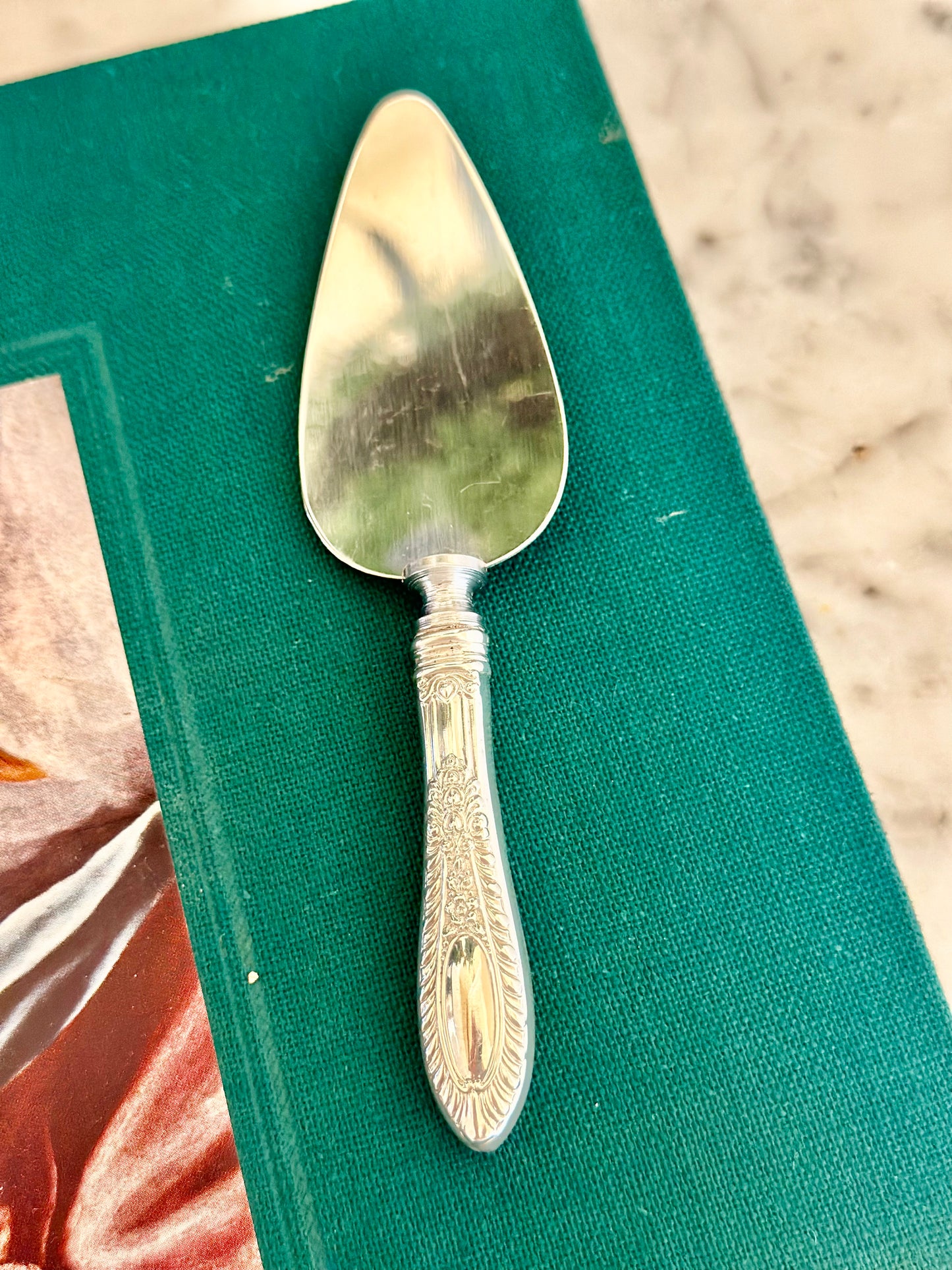 Sterling Silver Handle Cheese Knife