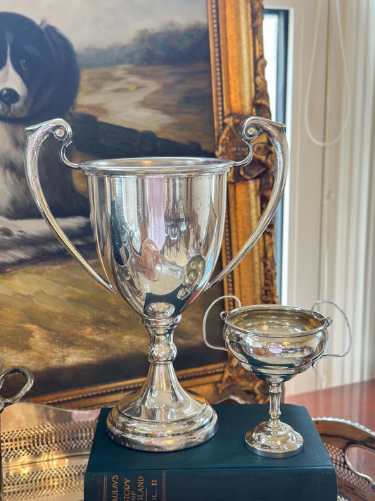 Large Silverplate Loving Cup
