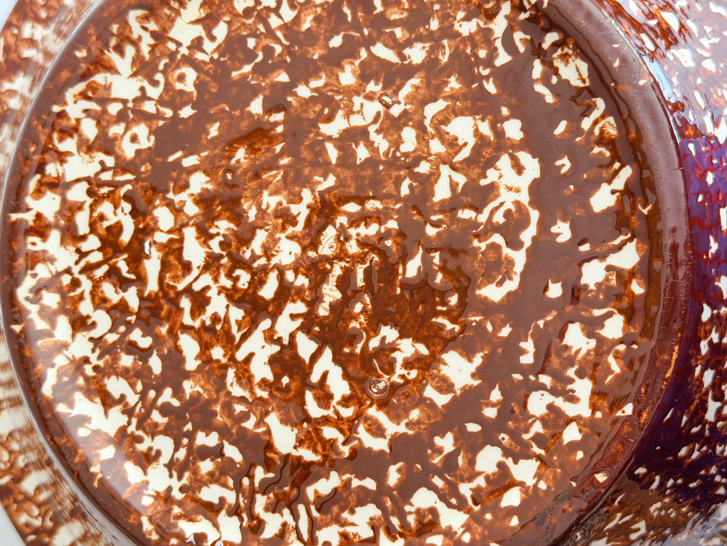 Vintage Stangl Spongeware Pitcher & Bowl Set