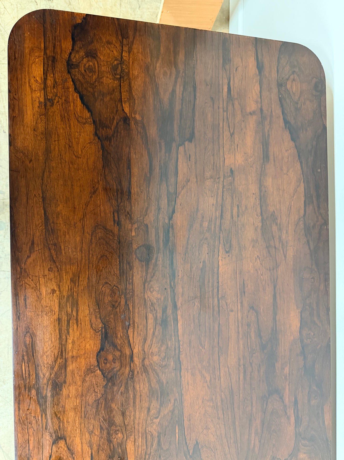 William IV Mahogany Clawfoot Library Table