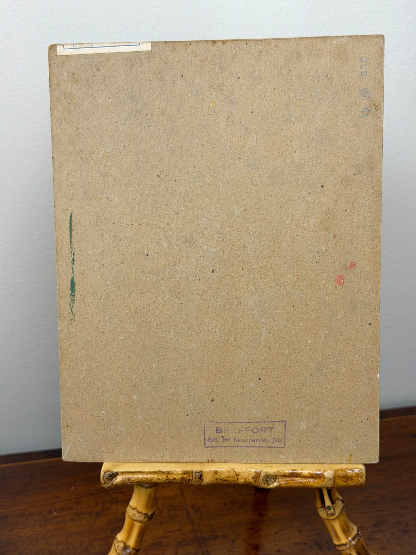 ‘Shady Village Hillside’ Miniature Oil on Board Painting