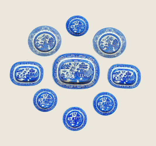 Blue Willow 9-Piece Set