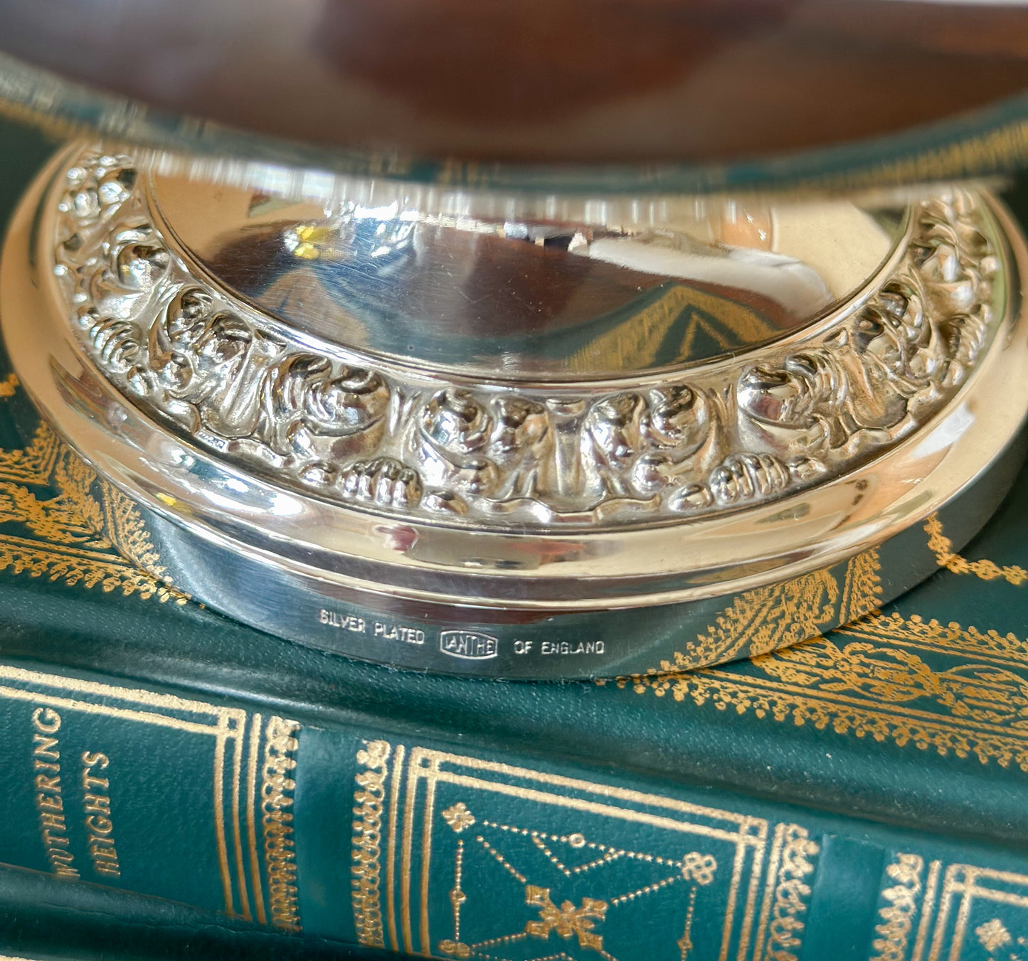 Vintage English Silverplate Rose Bowl