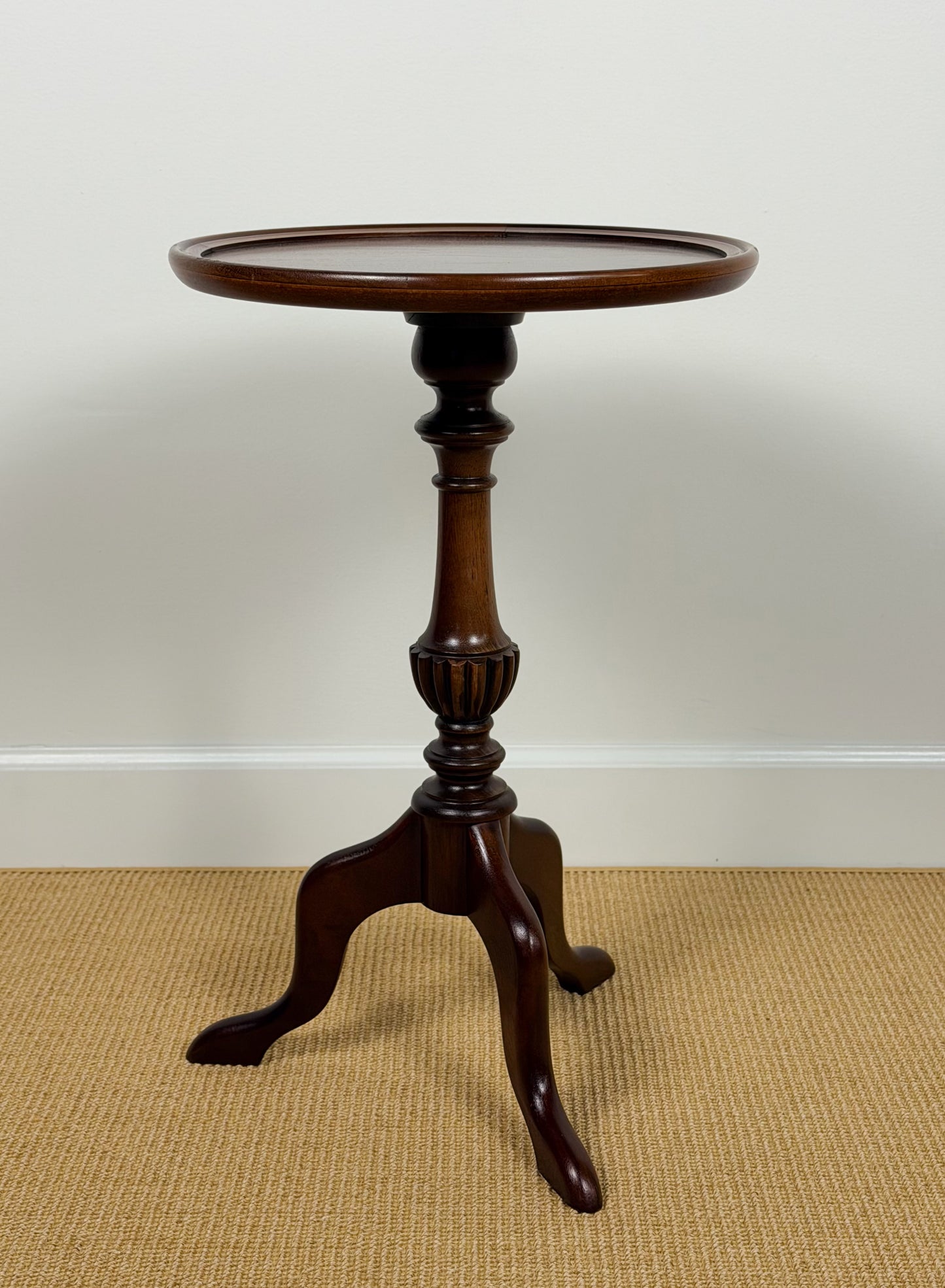 Antique English Mahogany Pedestal Table