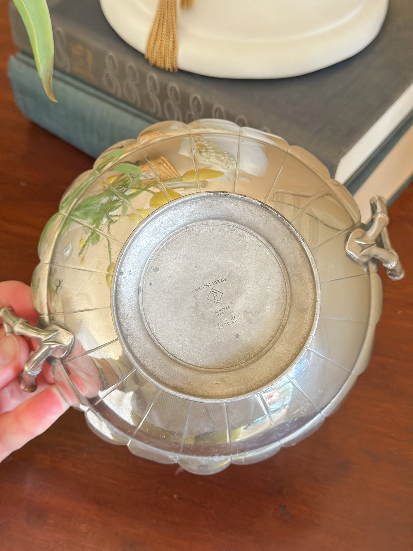 Vintage Silverplate Butter Dish