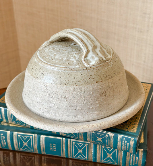 English Earthenware Butter Keeper