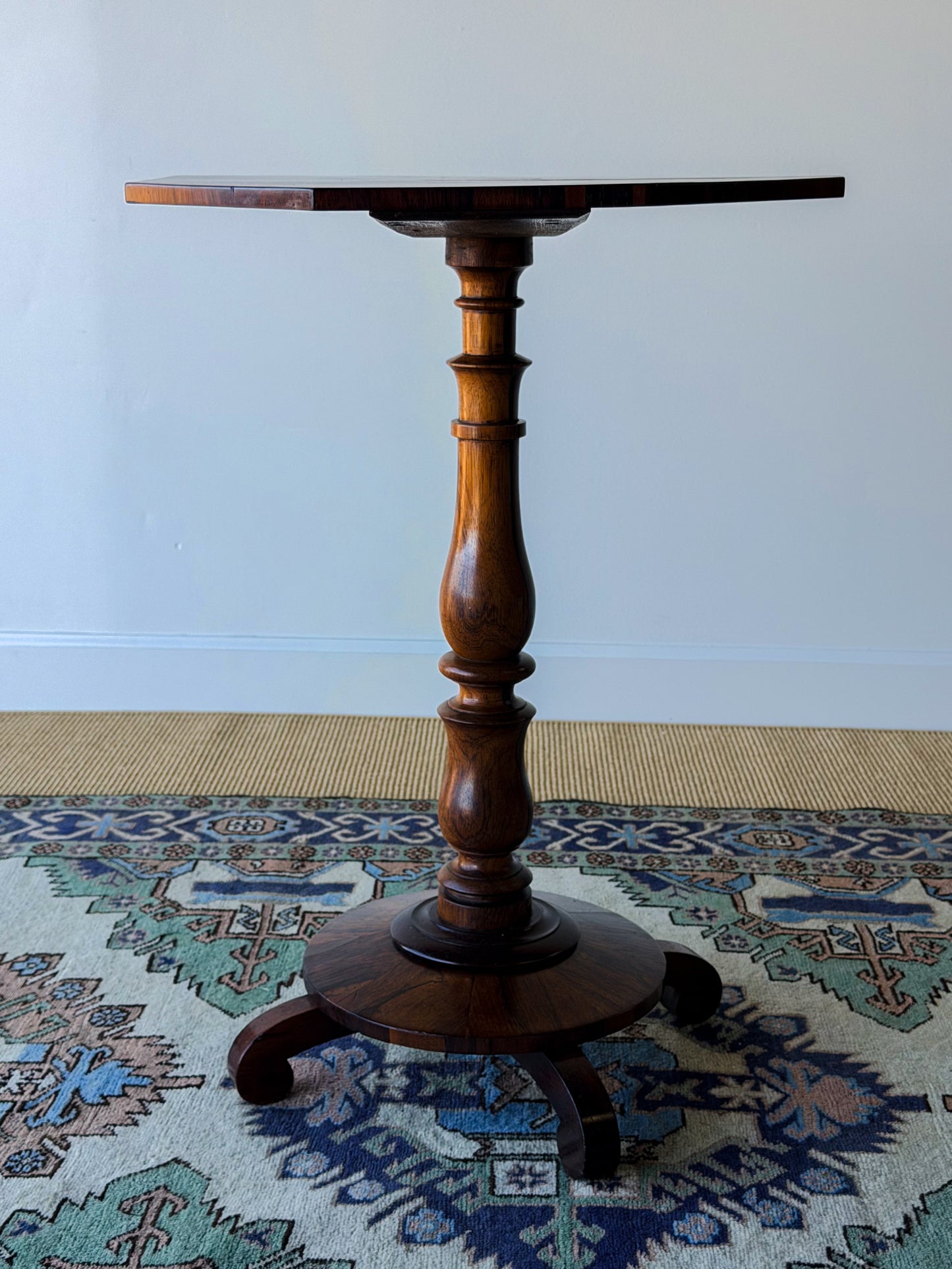 William IV Rosewood Pedestal Chess Table