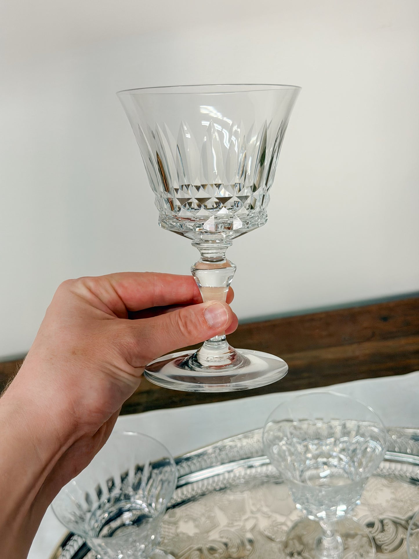 Baccarat ‘Piccadilly’ Crystal Goblets (Set of 4)