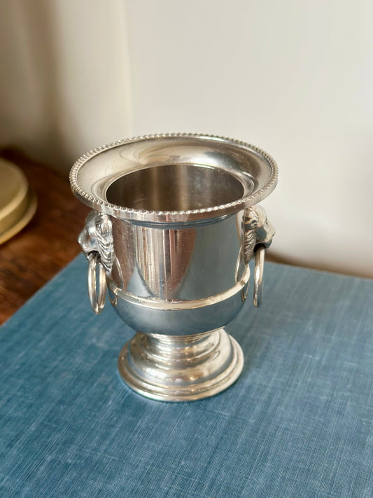 Mini Lion’s Head Silverplate Champagne Bucket