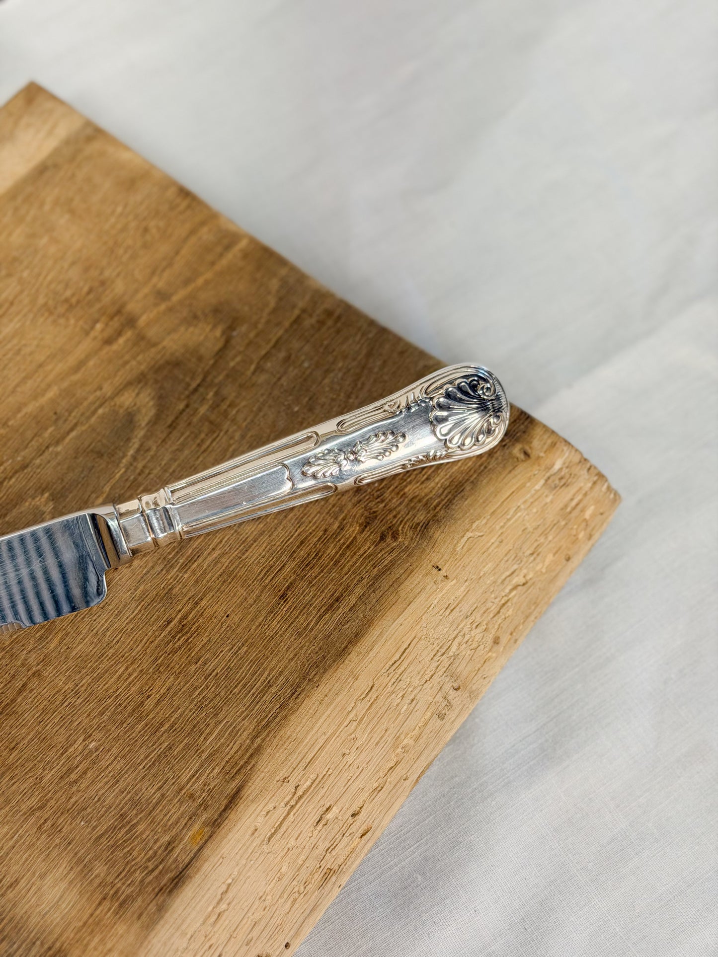 Vintage English Silverplate Cake Knife
