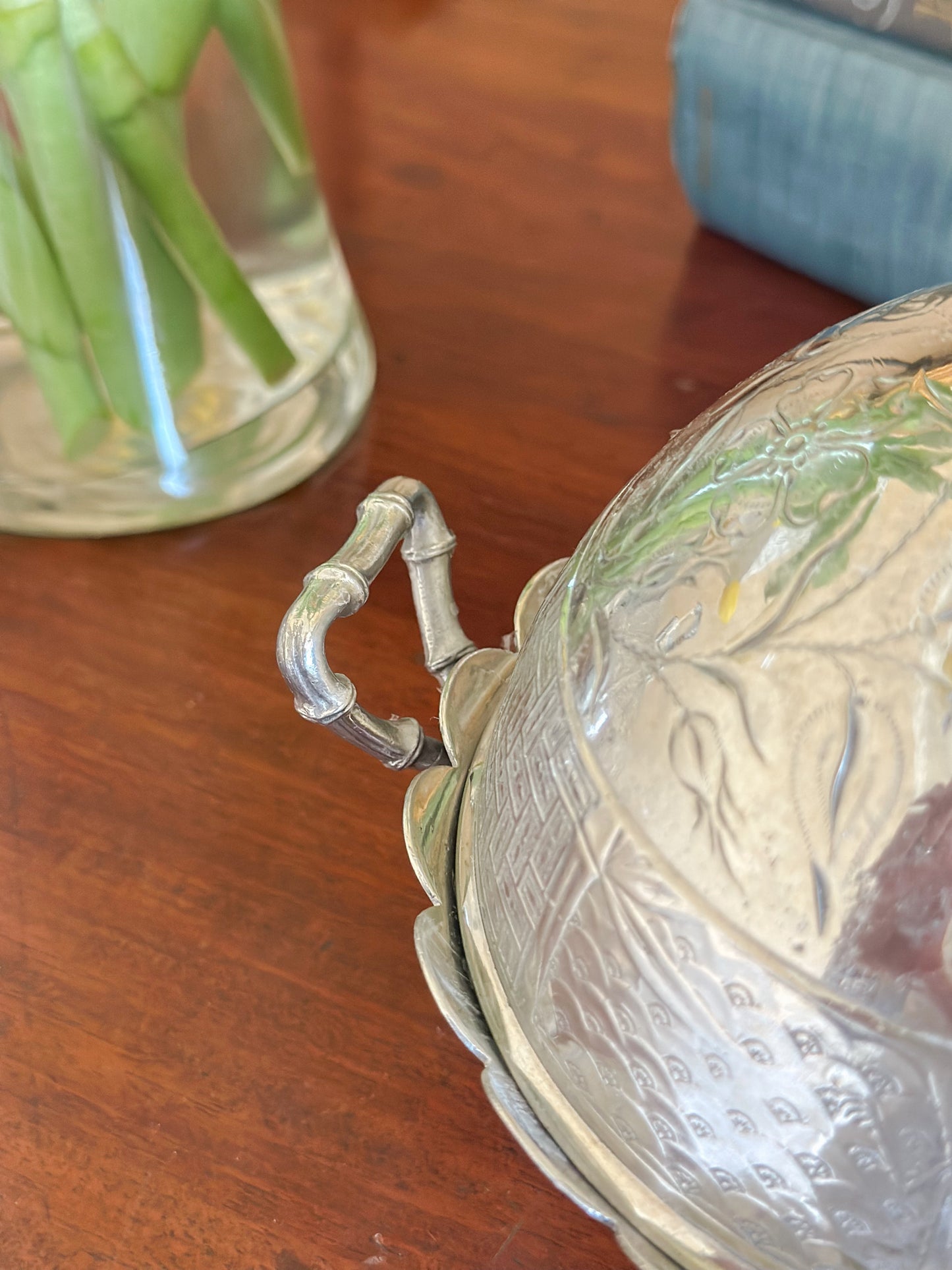 Vintage Silverplate Butter Dish