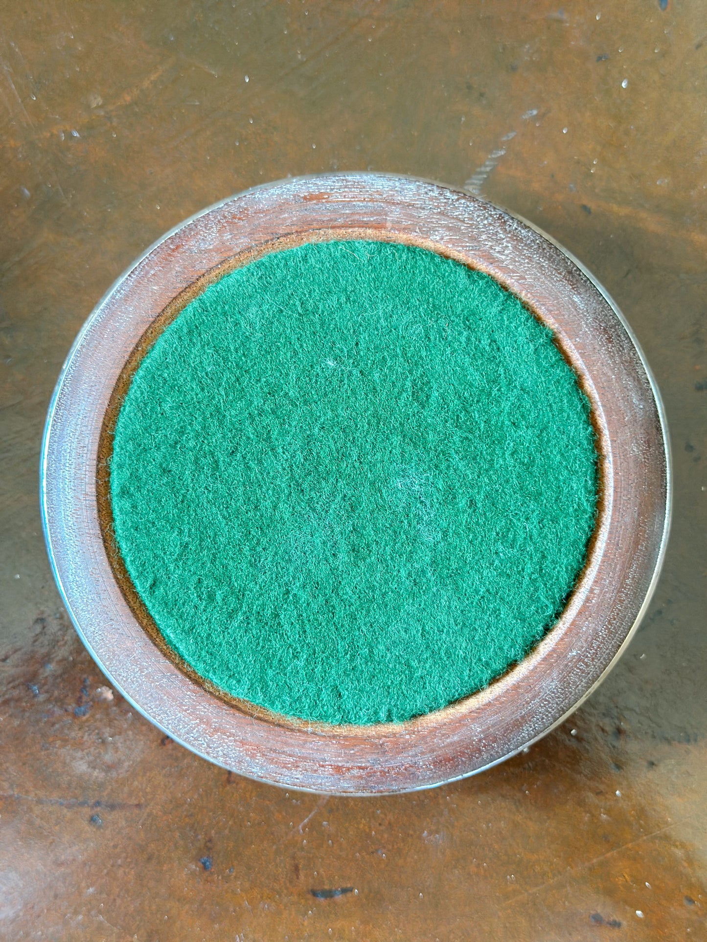 Vintage English Silverplate Wine Coaster