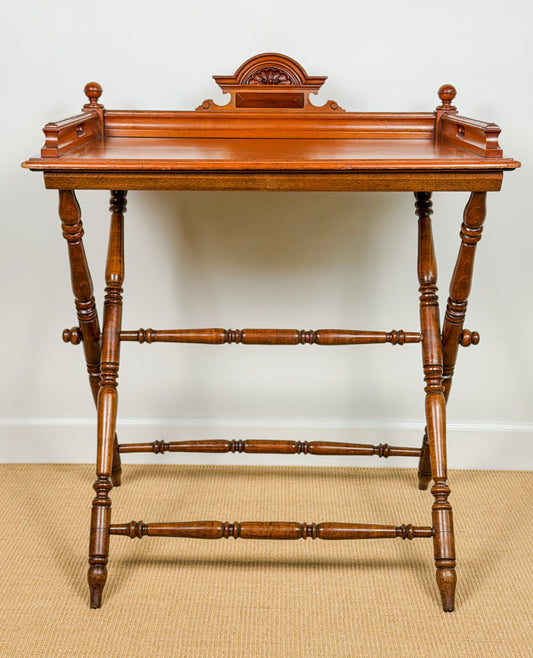 Antique English Oak Butler’s Tray Table