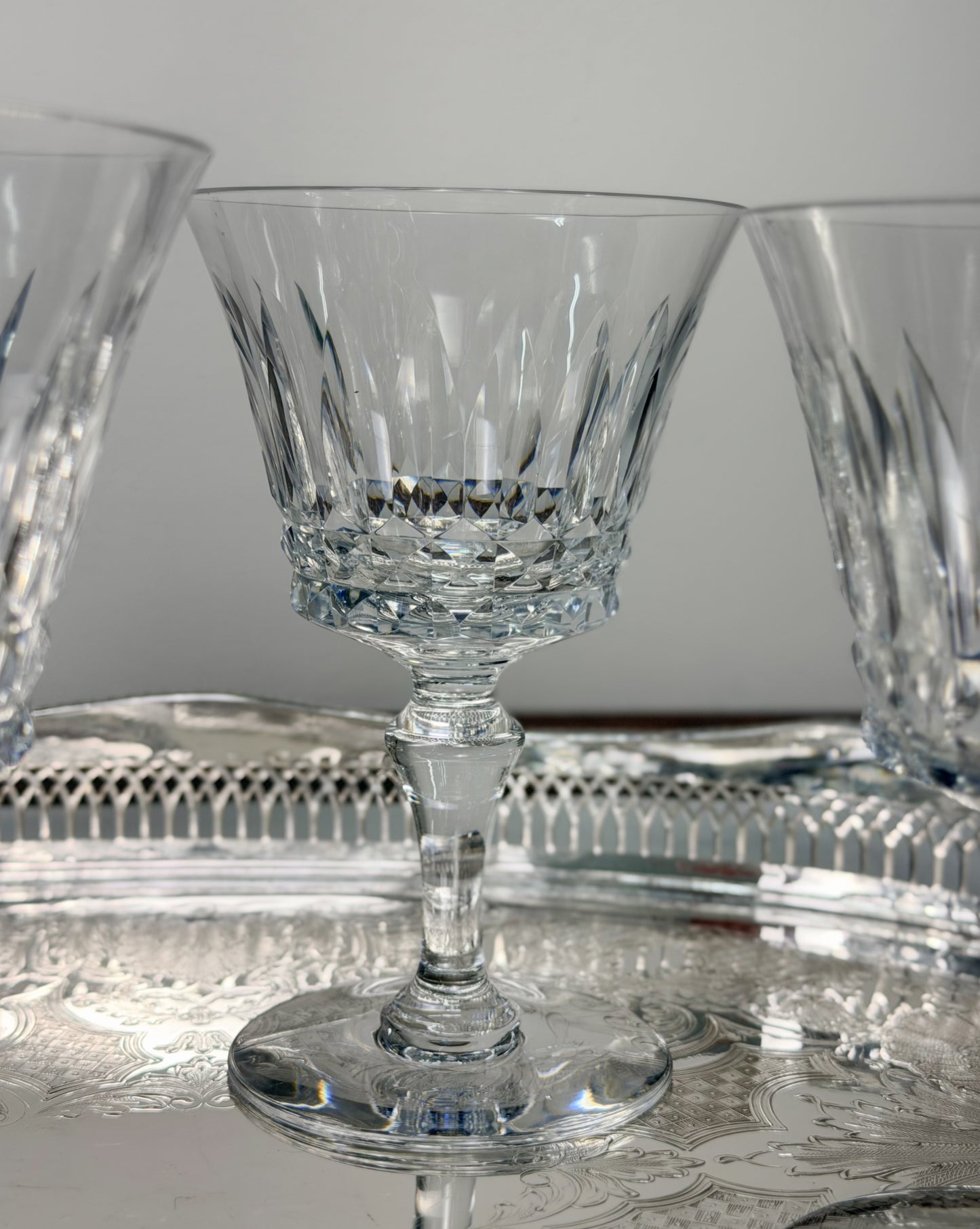 Baccarat ‘Piccadilly’ Crystal Goblets (Set of 4)