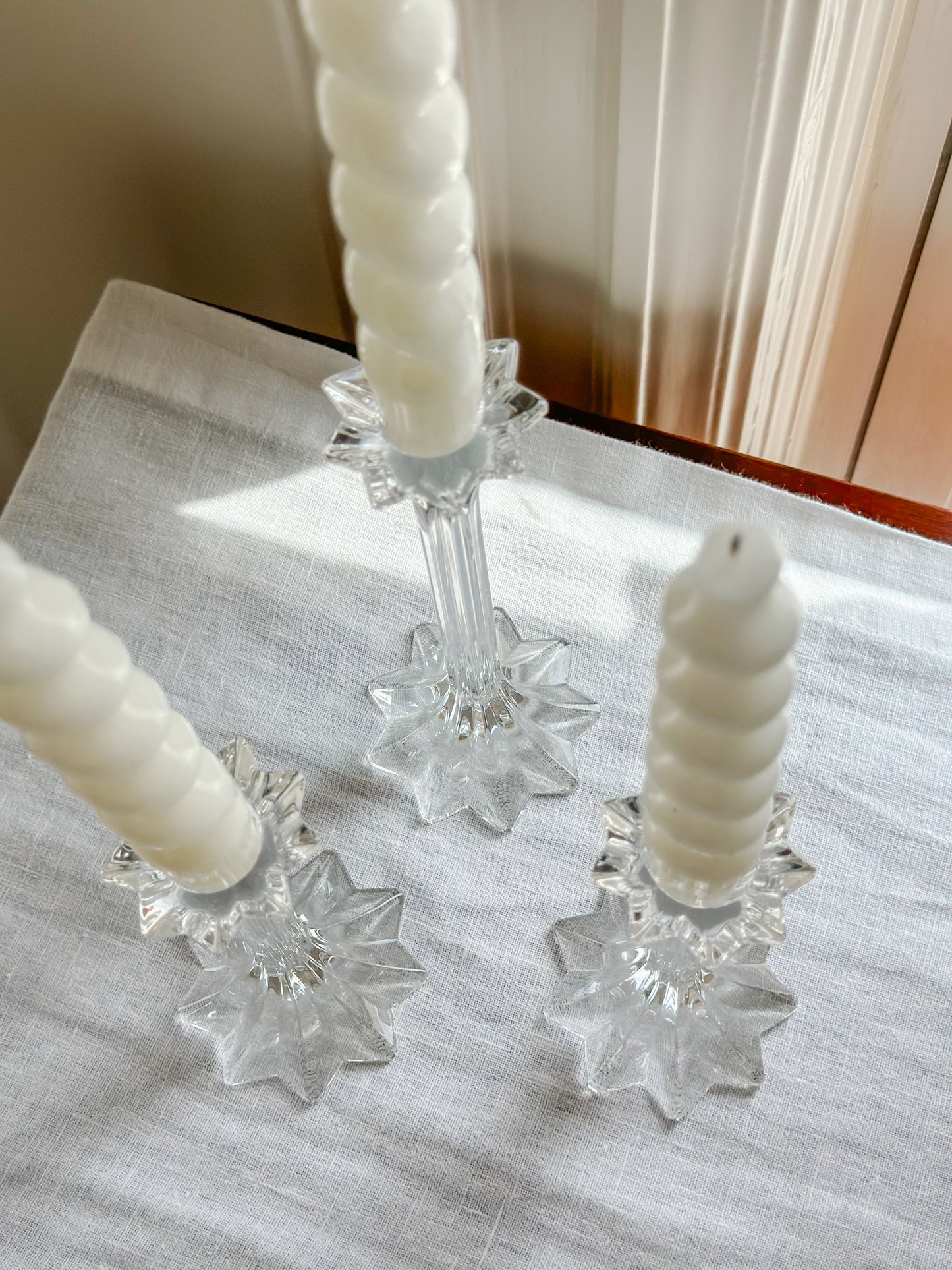 Riedel Crystal Grand Prix Candlesticks (Set of 3)