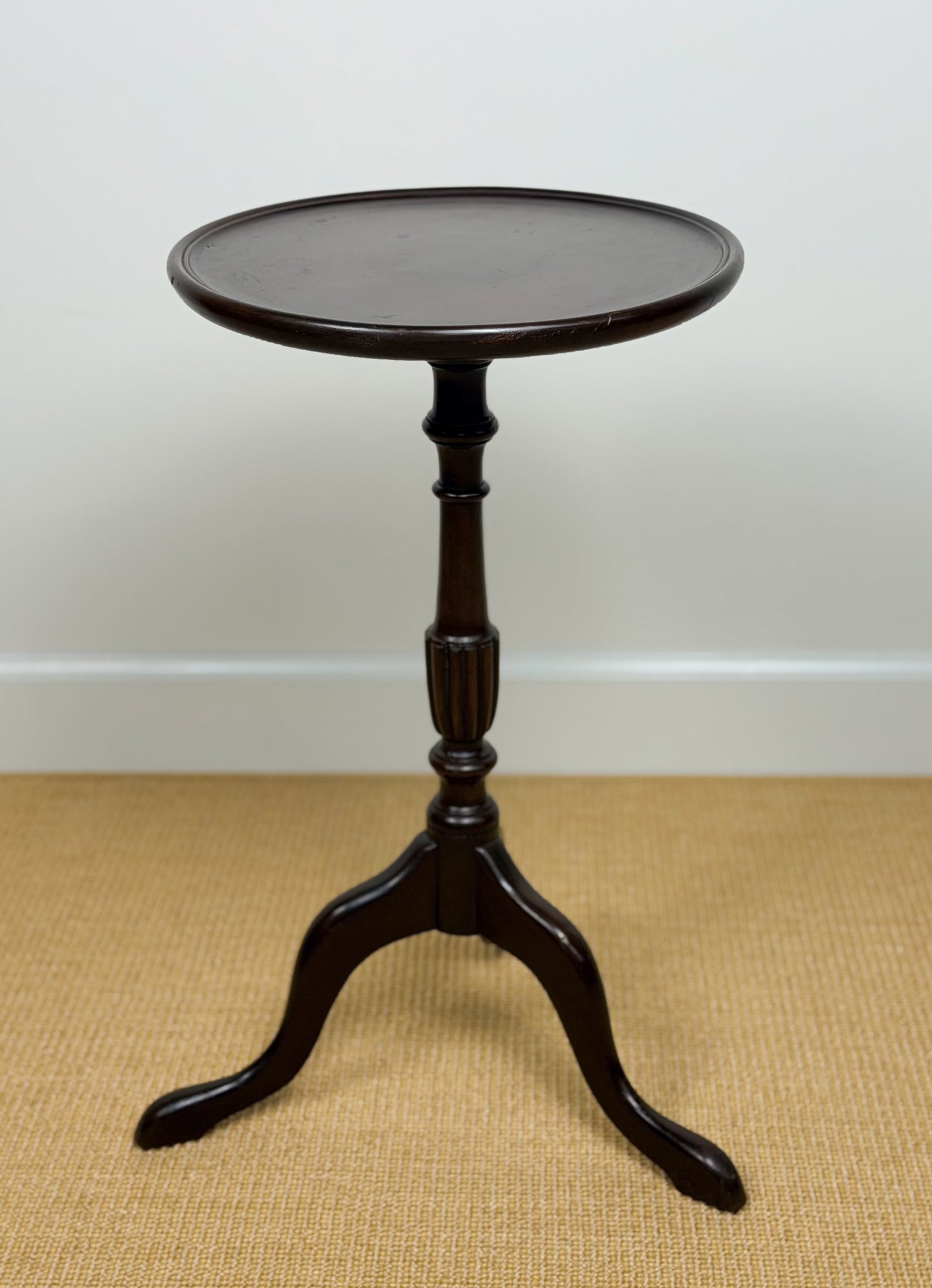 Vintage English Mahogany Wine Table