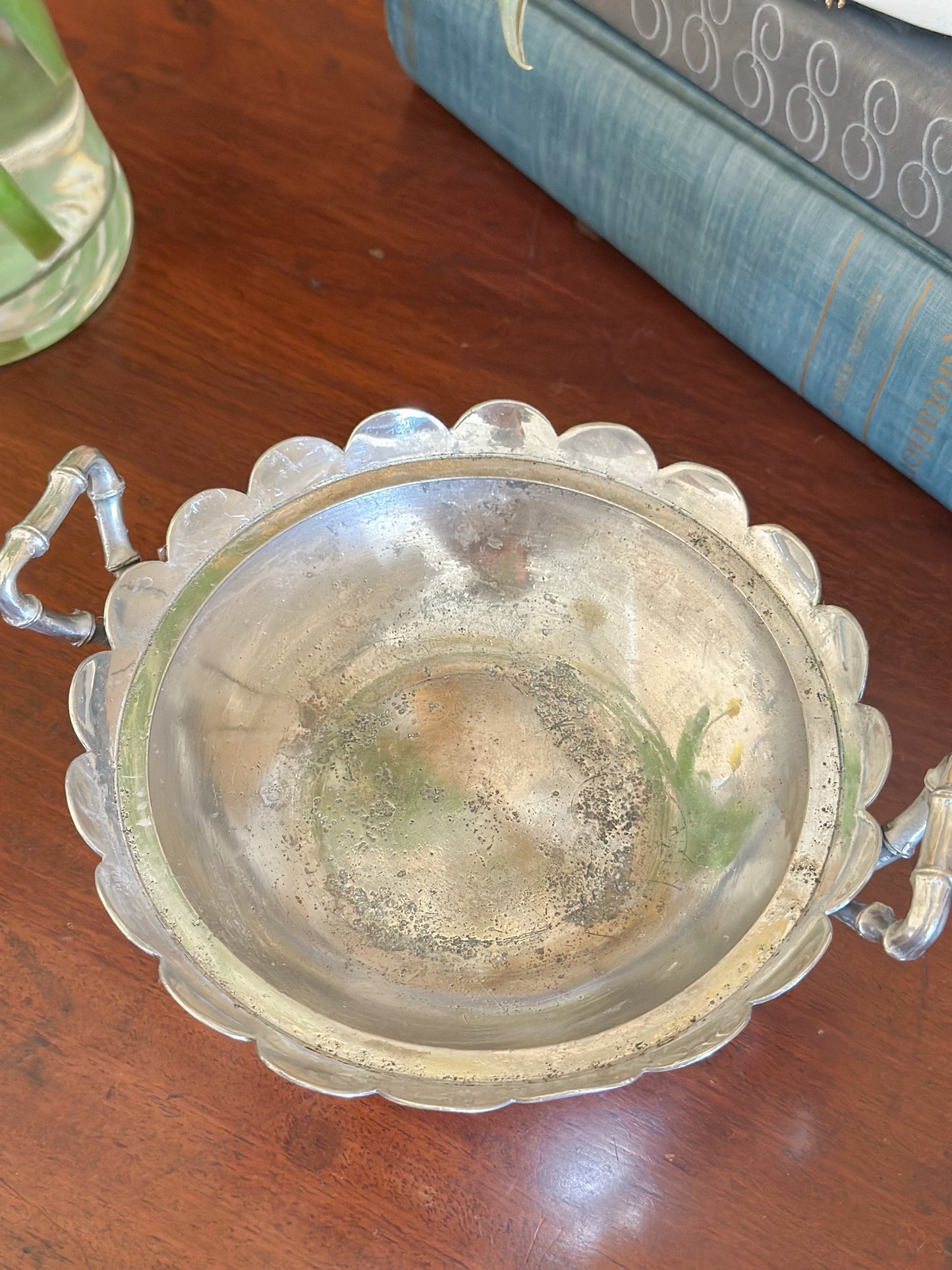 Vintage Silverplate Butter Dish