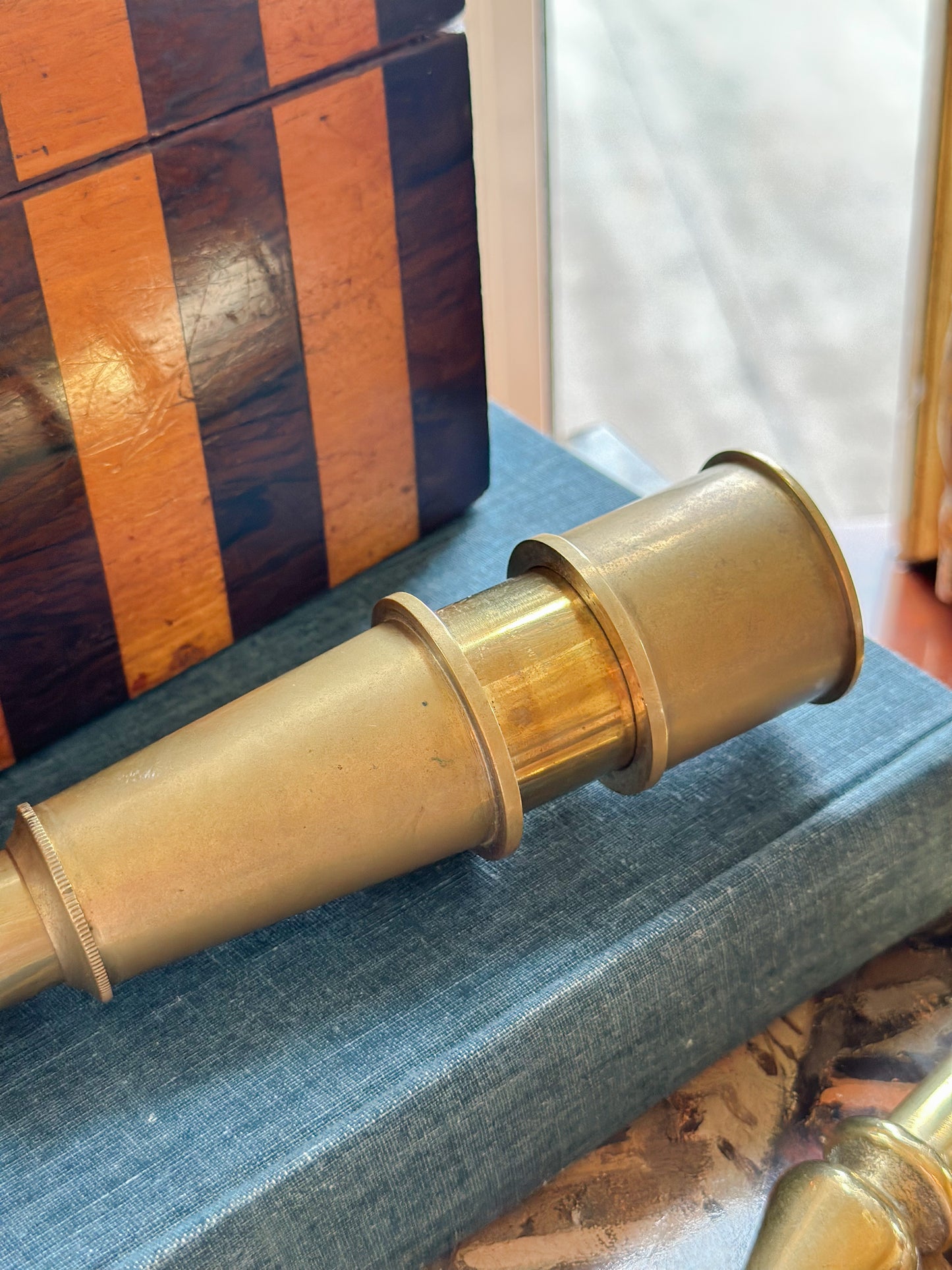 Vintage Brass Retractable Spyglass