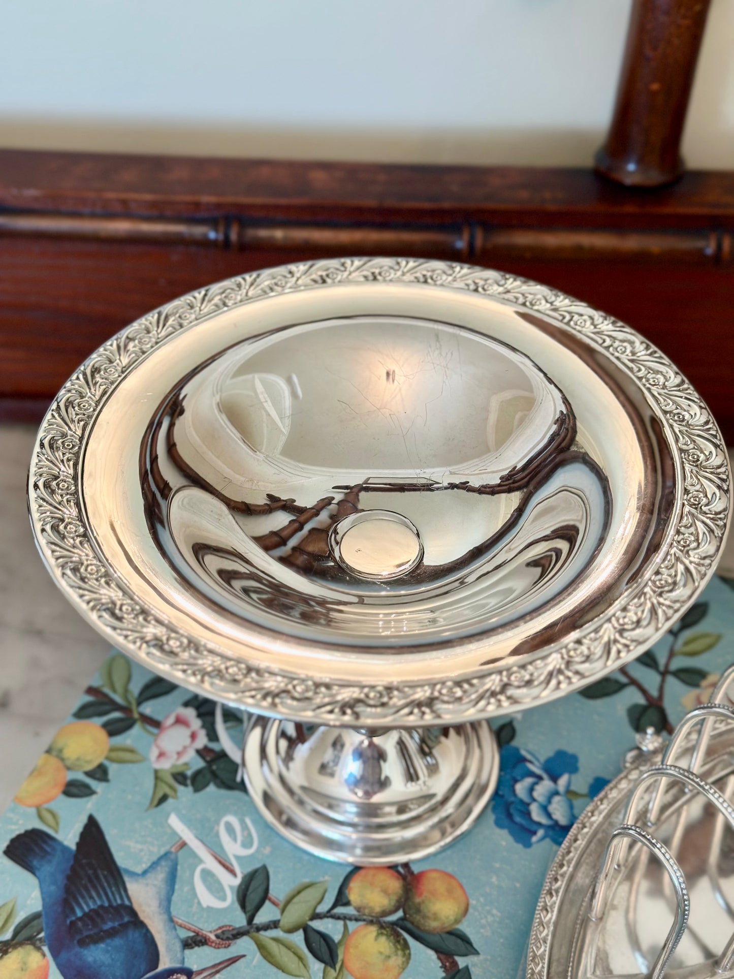 Silverplate Pedestal Compote