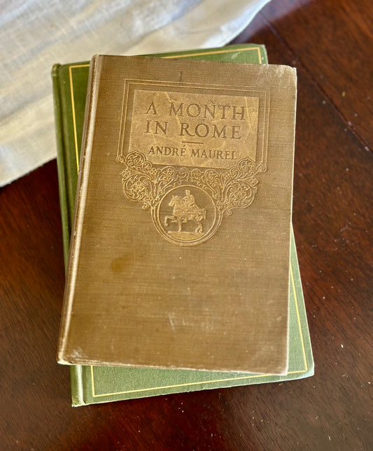 Antique Book Duo: Poets & Rome