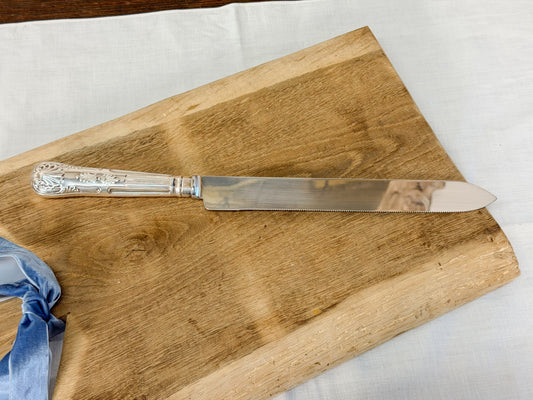 Vintage English Silverplate Cake Knife