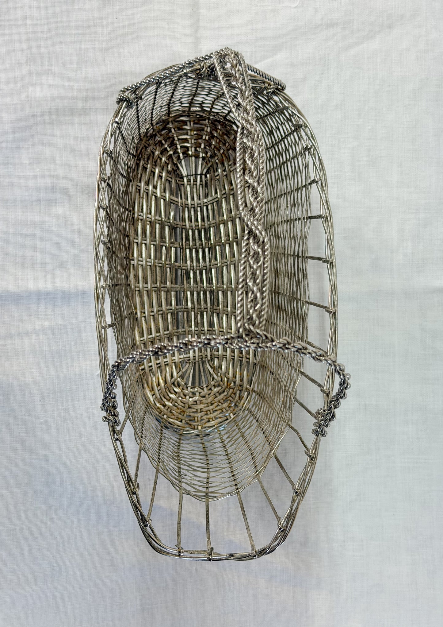 Vintage Silverplate Wine Baskets