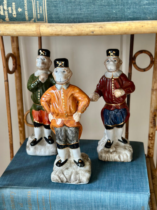 Monkey Figurine Trio