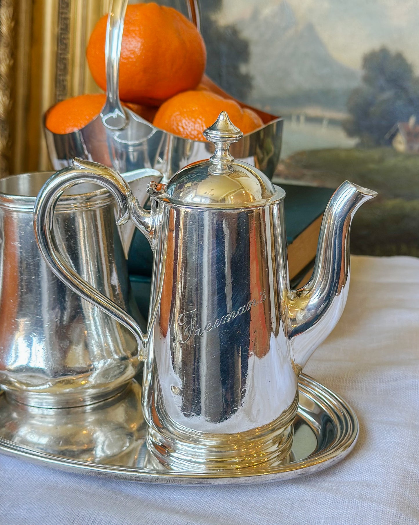 Vintage Mappin & Webb “Freeman’s” Single Serving Coffee Pot