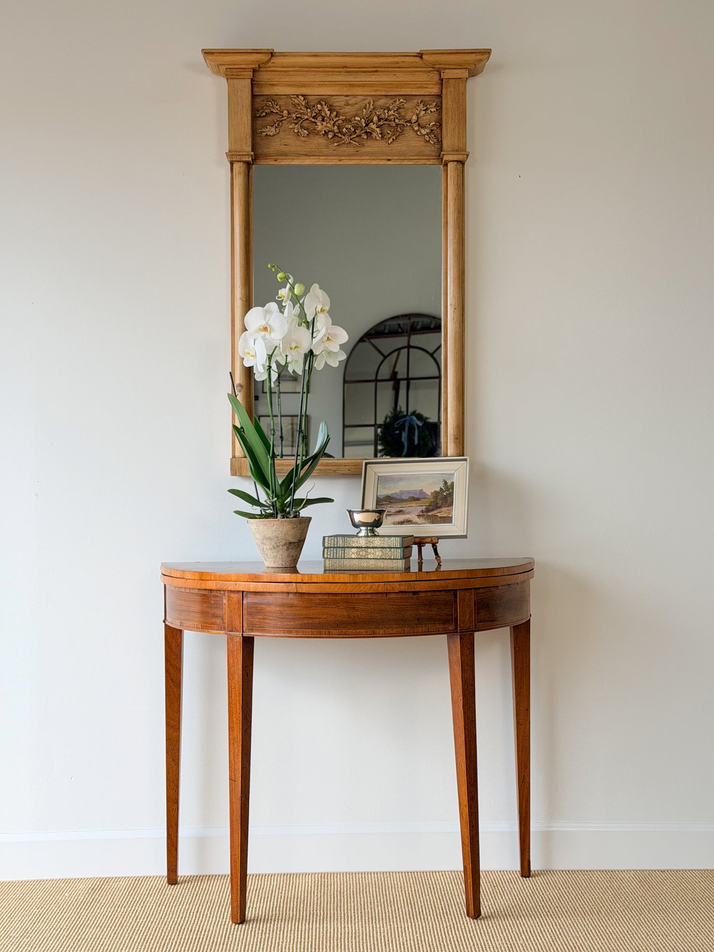 Georgian Demilune Card Table